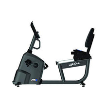 Life Fitness RS1 Recumbent Indoor Cycling Exercise Bike with Go Console Titanium
