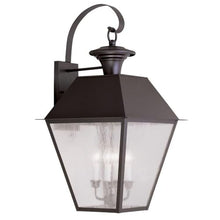 Livex Mansfield 4-Light Outdoor Wall Lantern Bronze