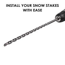 1000 Pack 48 Inch Driveway Markers 1/4 Inch Dia - with 12" Install Drill Bit, Snow Stakes, Snow Plow Markers, Snow Poles, Rods (1000)
