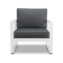 Home Square 3-Piece Patio Set with 2 Chairs & Loveseat White