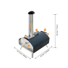 Pizza Oven Outdoor Pizza Oven Pizza Maker with Thermometer Portable Stainless for Backyard Pizza Ovens