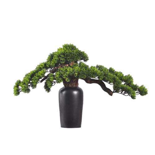 MVUYO Simulation Welcome Pine Bonsai Creative Maintenance Free Cuckoo Root Crafts Desk Home Living