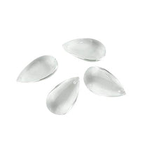 Chandelier Crytal Glass Crystal Waterdrop Clear Color Chandelier Prisms Parts Ceiling Lamp Teardrop Suncatcher Pendants - (Color: 63mm 150pcs)