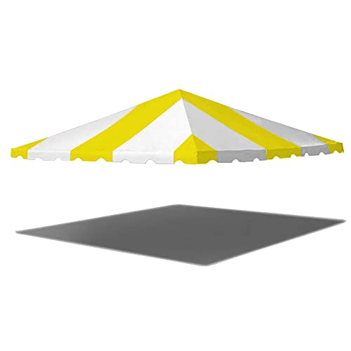 TentandTable 20-Foot x 20-Foot Tent Top Yellow