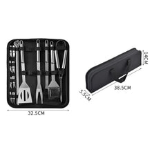 OEKFVCHVZ Barbecue Tool Set Stainless Steel Multi Functional Outdoor Combination Camping Accessories