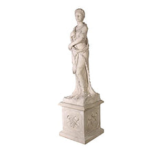 Design Toscano Winter Woman of The Four Seasons Garden Statue Set 24" Wide 88" Tall Ancient Ivory