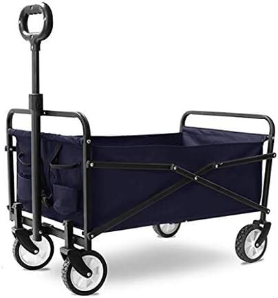 Folding Portable Garden Trolley Cart Heavy Duty Wagon Multi-Function Shopping Cart for Outdoor