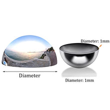 RT-OSXE Reflective Garden Gazing Balls, 10pcs Stainless Steel Mirror Hollow Polished Globe, Outdoor Indoor Garden Decoration Hemisphere for Christmas Party Wedding