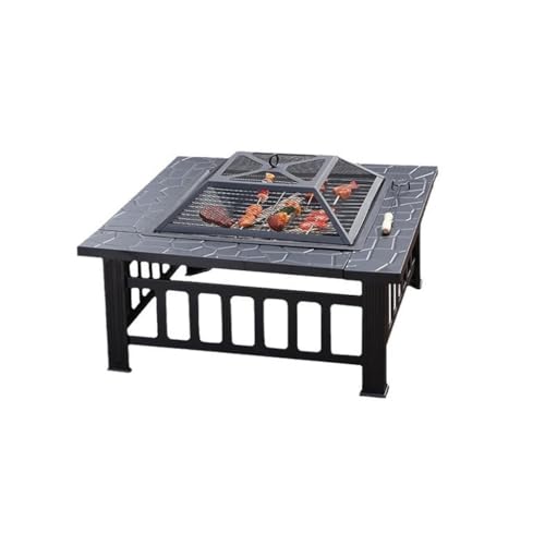 TEOYETTSF Outdoor Barbecue Stove Tea Boiling Table Detachable Grill Frame Courtyard Firewood