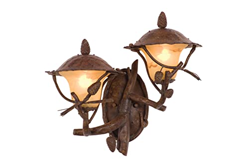 Kalco Ponderosa Outdoor 2 Light Wall Sconce Ponderosa