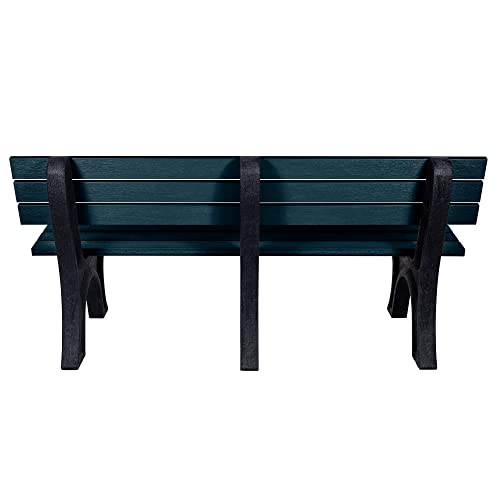 Highwood Sequoia Professional Aurora Park Bench 6 ft Federal Blue
