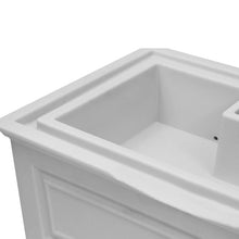 Good Ideas Savannah Colonial Style 42 Gallon Rain Saver Barrel with Planter and Brass Spigots Light Gray (3 Pack)