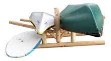 Log Kayak Rack Lowest 2-Canoe + 2-Kayak/SU Canyon Brown