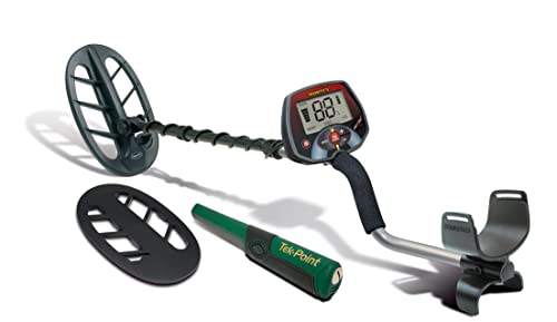 Teknetics Eurotek Pro Metal Detector with 11 inch DD Waterproof Coil, Tek-Point Pinpointer, and Coil Cover