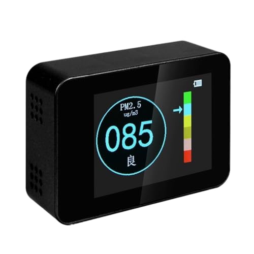 SIDUFHAOPKLL Air Quality Monitor Detector PM2.5 PM10 PM1.0 Detectors Gas Analyzer Portable Tester for Home Car Office