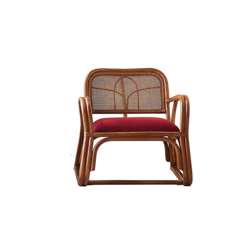 SFYCLEB Sofa Rattan Hanging Chair Rattan Chair Tea Table Balcony Single Sofa Backrest Chair Sub Vintage Rattan Armchair Sub Rattan Hammock Chair