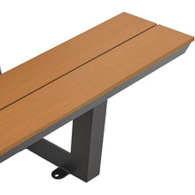 Global Industrial Urban 6'L Rectangular Picnic Table, Plastic Laminate Top