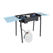 QWERAXZG Outdoor Barbecue Grill With Storage Rack Camping High-pressure Stove