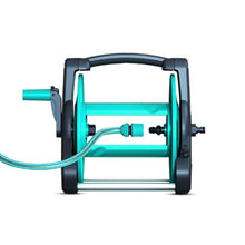 High Pressure Water Gun Portable Hose Reel, Home Garden Watering Hose Reel with Hose, Wall Mounted Hose Rack Storage, Garden Hose Reel, Blue, 5m-60m (Size : High Pressure Water Gun Set 5m Tube)