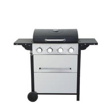 Propane Gas BBQ Grill, Foldable Side Table,with Wire Enamel Cooking Grids,for Patio Garden Outdoor Barbecue