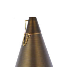 MAKLAINE Modern Outdoor Path Light, 61 in Cast Brass Torch, Antique Brass Finish, Adjustable Height, Round Glass Shade, Low Voltage Lighting for Backyard, Patio, Deck, Walkway, Pathway