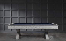 Empire USA Manhattan Slate Pool Table 8FT with Premium Billiard Accessories Whitewash