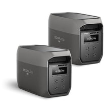 EF ECOFLOW Portable Power Station DELTA 3 MAX (2 Pack), 4,096Wh, 2400W