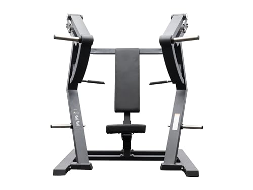 BK BodyKore Stacked Series Plate Loaded Chest Press Black Frame