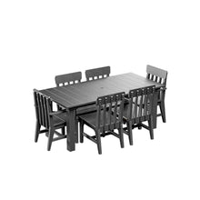 Breeo X Series 7pc Dining Table - 35"x72" - Outdoor Patio Furniture Set