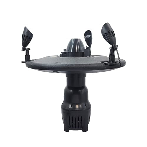 Half Off Ponds 1/4 HP 2500 GPH Floating Aerating Fountain Color 100 Ft Cord