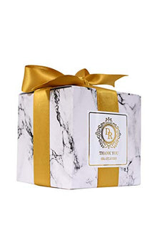 Nice Products Personalized Candle Wedding Favor 7oz All Natural Soy 50 Pcs White Marble