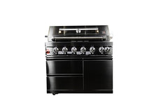 Luxuria Spas Flame Pro Series 6-Burner Modular Kitchen Black