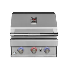 Turbo 26" 3-Burner Built-In BBQ Gas Grill - Natural Gas - BTG50-26-3BNG