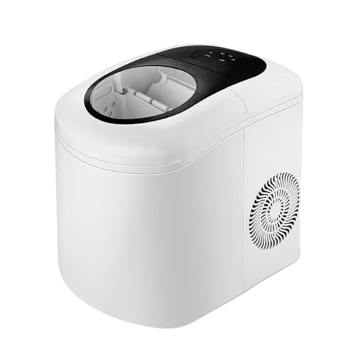 XXGDCOLP Ice Maker Home Milk Tea Shop Commercial Bar Round Outdoor Portable Mini Cubes