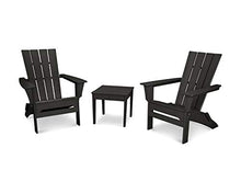 POLYWOOD Quattro 3-Piece Adirondack Chair Set with Side Table