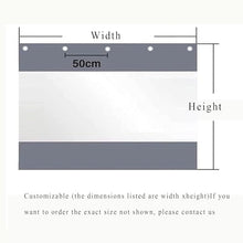 VZCOMM Outdoor Vinyl Curtain Clear Tarpaulin Waterproof Tarp for Gazebo Balcony(20'wx13'h(6.1 x4 m))
