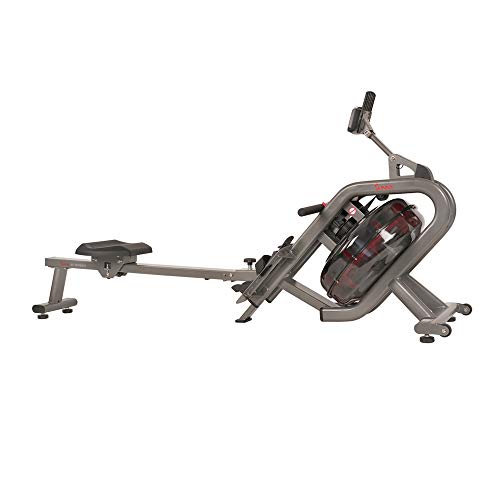 Sunny Health & Fitness Phantom Hydro Water Rowing Machine - SF-RW5910 Black