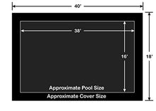 Loop - Loc 16' x 38' Rectangle Loop-Loc II Black Super Dense Mesh In-Ground Pool Safety Cover Black