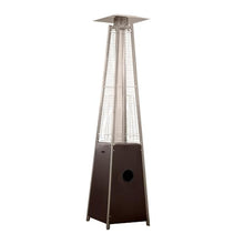 PrimeGlo Pyramid Patio Heater, 49000BTU, Hammered Bronze, Variable Control, Wheels Included, Anti-Tilt Protection, Flame-out Protection, Regulator and Hose included, Free Cover