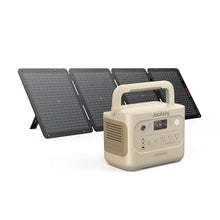 Jackery Solar Generator 1000 v2 and 100W Panel,1070Wh,1500W (Dune White)