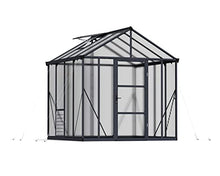 Palram Canopia HGK141 Glory Greenhouse with 4 HD Shelves 8'x8' Gray