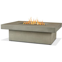BBQGUYS Branchview 60 Inch Rectangular Steel Propane Fire Pit W/Hidden Tank in Beige Signature