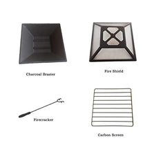 grilling table Villa Courtyard Barbecue Table Rack Charcoal Heating Stove Carbon Household Outdoor
