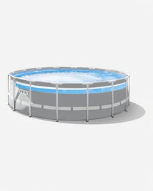 INTEX 26729EH 16ft x 48in Prism Frame Clearview Above Ground Swimming Pool Set, Includes 1500 GPH Cartridge Filter Pump, SuperTough Puncture Resistant, Rust Resistant, 5061 Gallon Capacity
