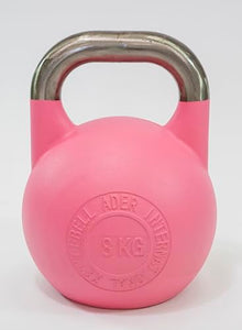 Ader Sporting Goods Pro-grade Int'l Kettlebell Set - 8-32kg (Pink, Blue, Yellow, Green, Orange, Purple, Red)
