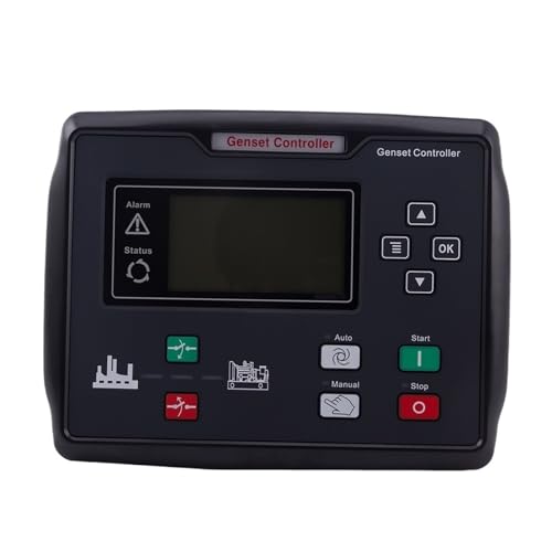 Genset Controller 6110U ATS LCD Control Auto Start Remote Electronic LCD Board Diesel Generator Parts Monitor Pannel