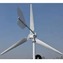 ZHOZHUT 8000W Horizontal Wind Turbine 48V / 96V Wind Turbine for Home Use with Controller and 3 Blades 8KW Wind Generator Free Energy Pure Copper Coil for Streets, Hybrid Wind Solar System,8000w,96V