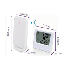 HBJWOV Digital Large Screen Temperature and Humidity Meter Home Indoor Electronic Thermometer Hygrometer Outdoor
