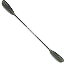 Werner Paddles Camano Hooked Adjustable Fiberglass Kayak Fishing Paddle Bass Green