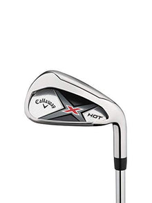Callaway X HOT Iron Set 5-9, PW, AW (7-piece), Steel, Right-Handed, Stiff Flex Black